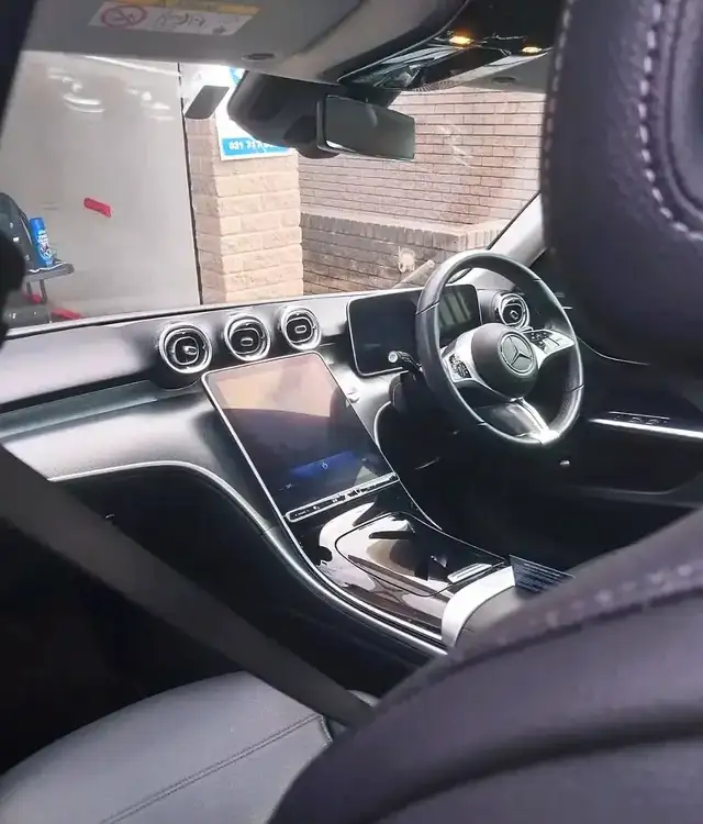 Mercedes C-Class interior dashboard detail Durban